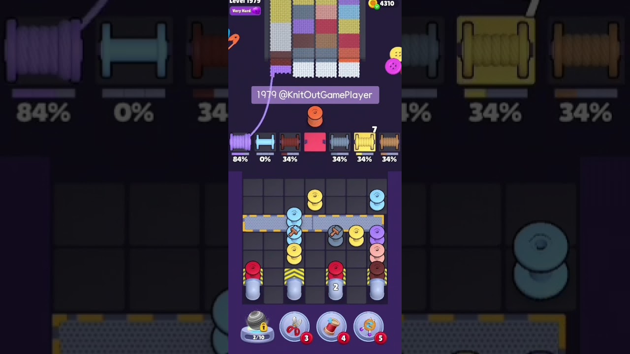 Knit Out Level 1979: Knit Out Game Level 1979