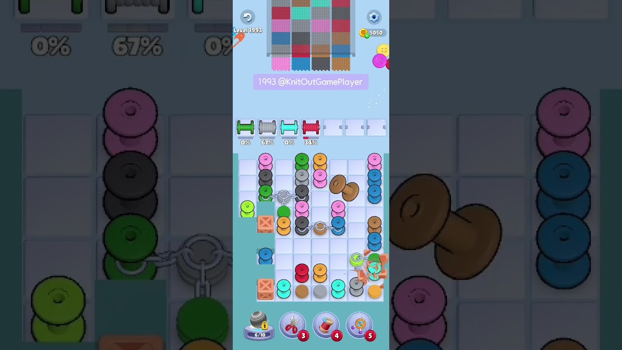 Knit Out Level 1993: Knit Out Game Level 1993
