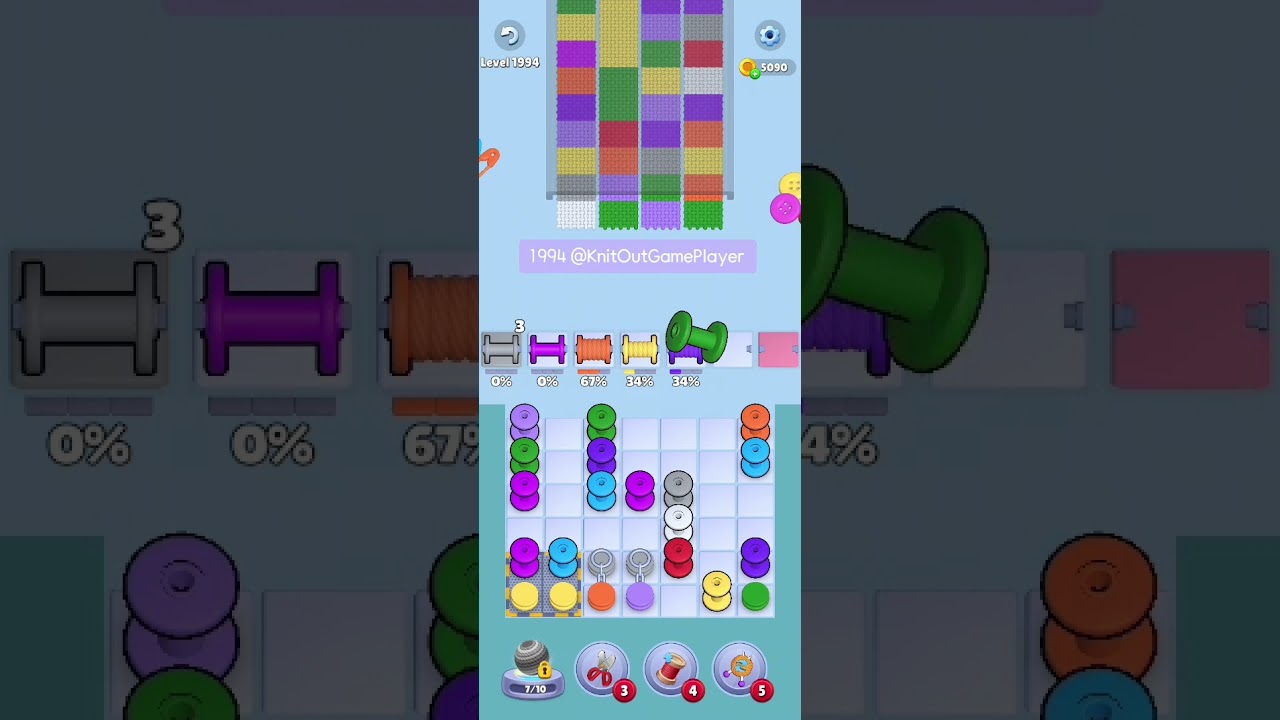 Knit Out Level 1994: Knit Out Game Level 1994