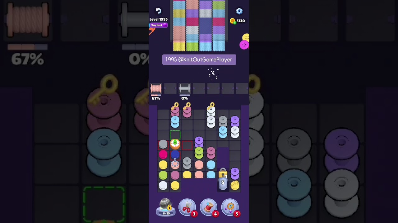 Knit Out Level 1995: Knit Out Game Level 1995