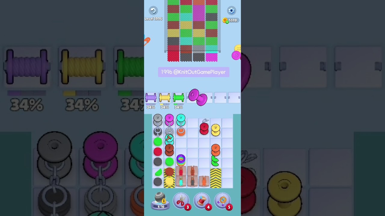 Knit Out Level 1996: Knit Out Game Level 1996