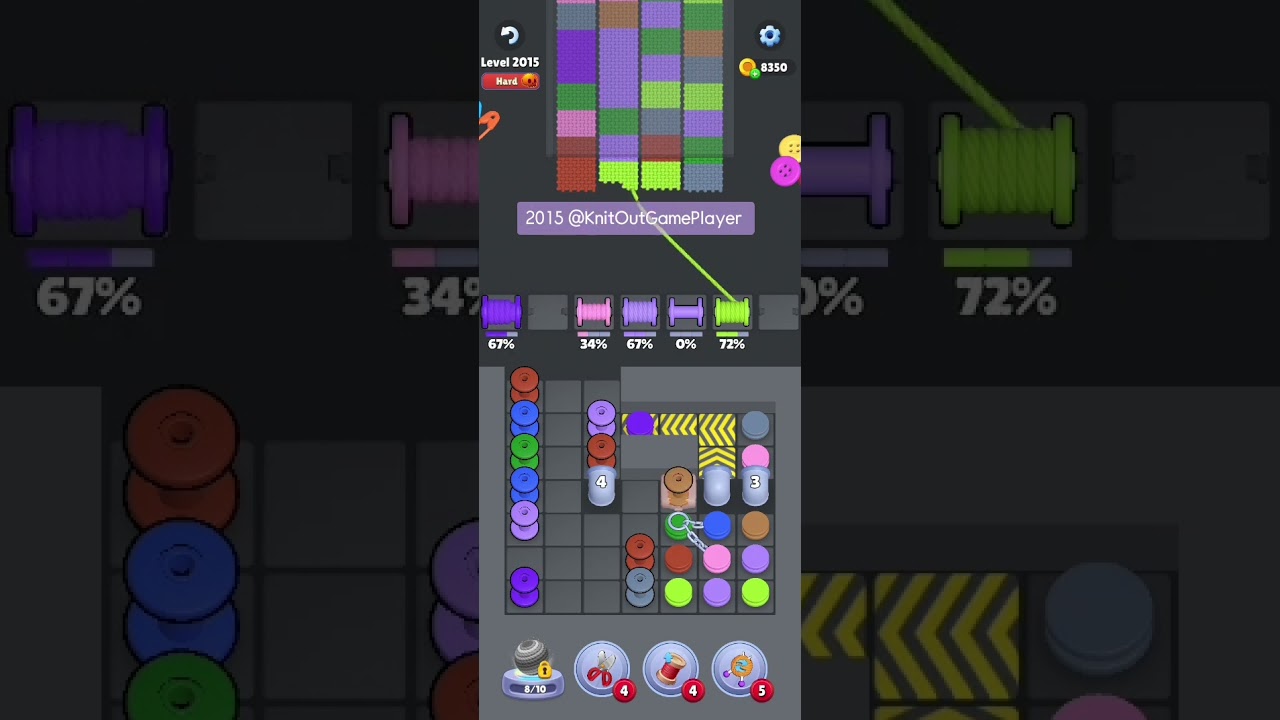Knit Out Level 2015: Knit Out Game Level 2015