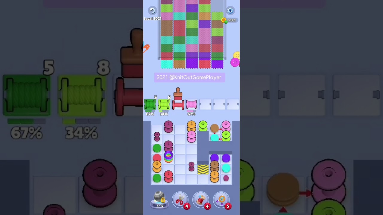 Knit Out Level 2021: Knit Out Game Level 2021