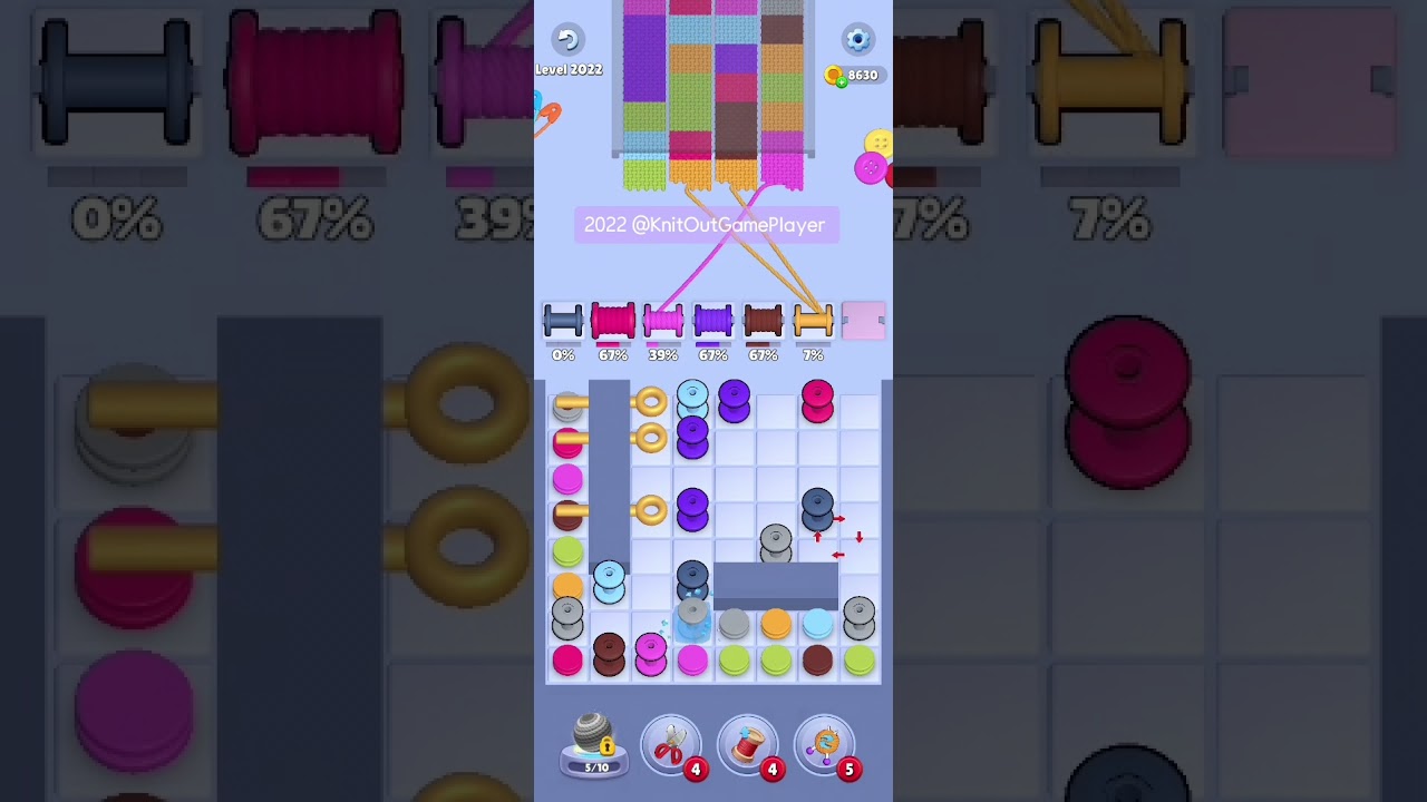 Knit Out Level 2022: Knit Out Game Level 2022