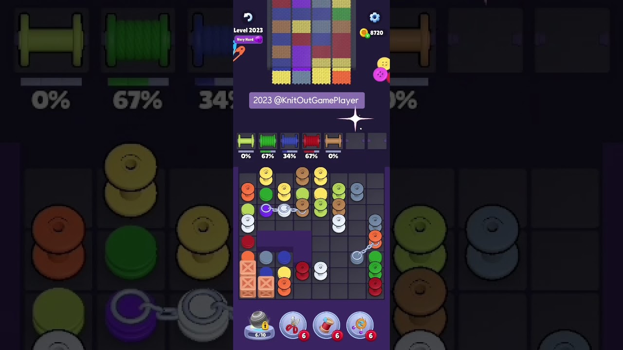 Knit Out Level 2023: Knit Out Game Level 2023