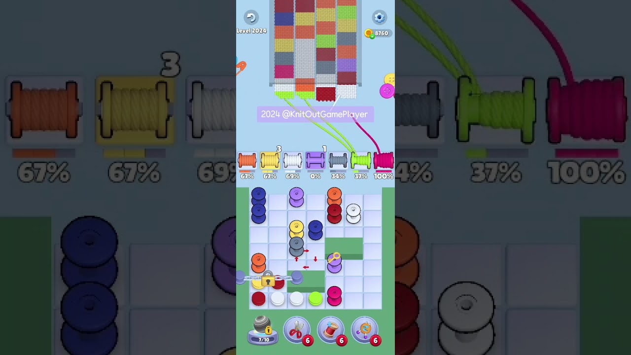 Knit Out Level 2024: Knit Out Game Level 2024