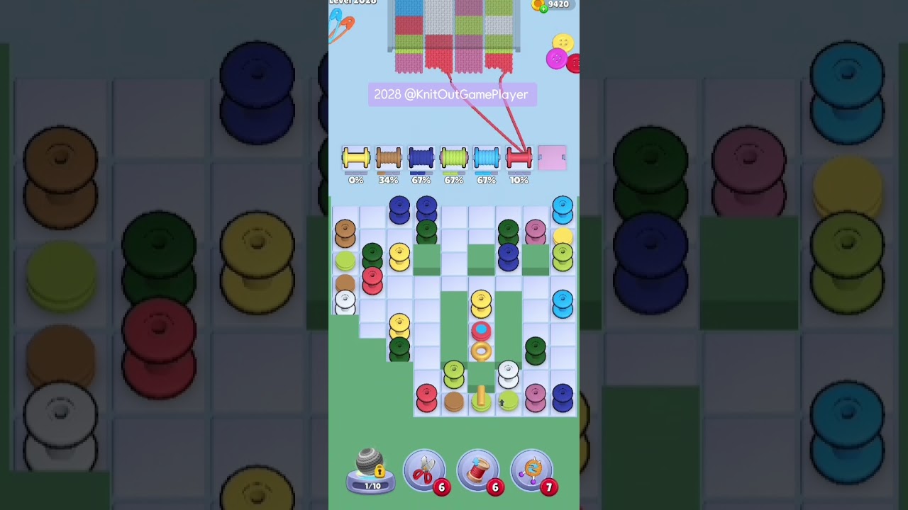 Knit Out Level 2028: Knit Out Game Level 2028