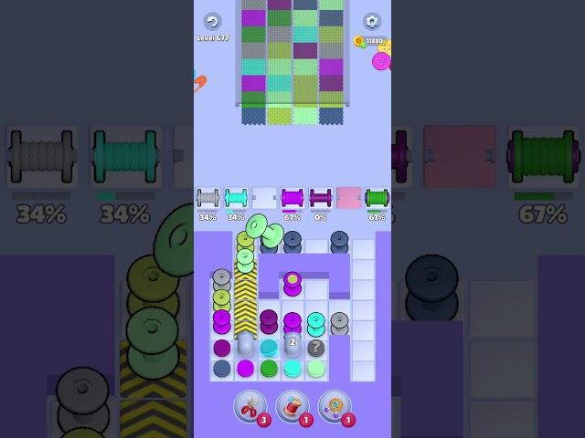 Knit Out Level 677: Knit Out Game Level 677