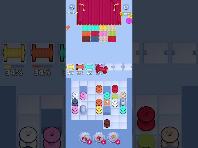 Knit Out Level 699: Knit Out Game Level 699