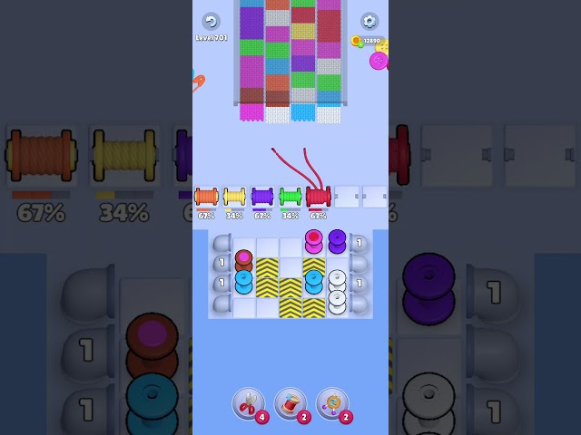 Knit Out Level 701: Knit Out Game Level 701