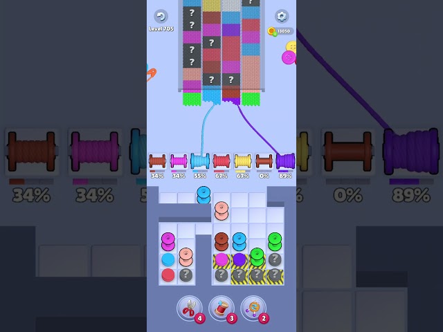 Knit Out Level 705: Knit Out Game Level 705
