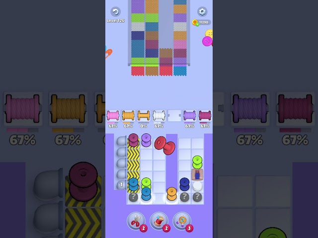 Knit Out Level 725: Knit Out Game Level 725