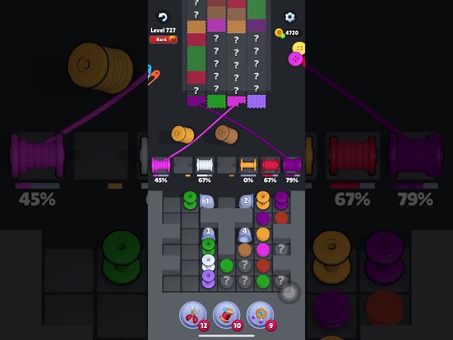 Knit Out Level 727: Knit Out Game Level 727