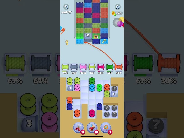 Knit Out Level 737: Knit Out Game Level 737