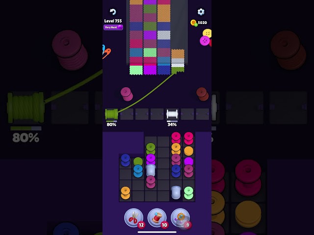 Knit Out Level 755: Knit Out Game Level 755