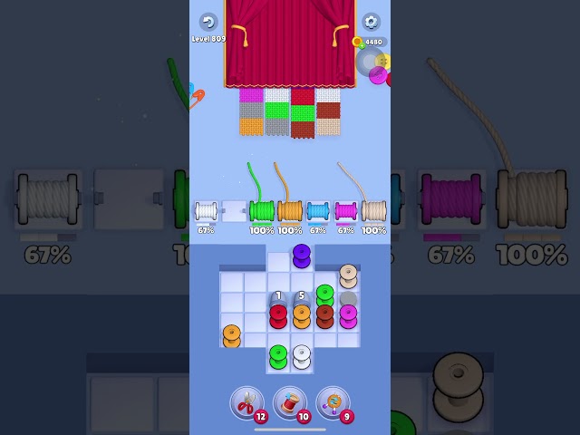 Knit Out Level 809: Knit Out Game Level 809