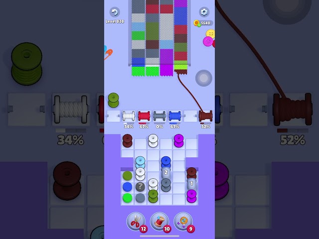 Knit Out Level 838: Knit Out Game Level 838