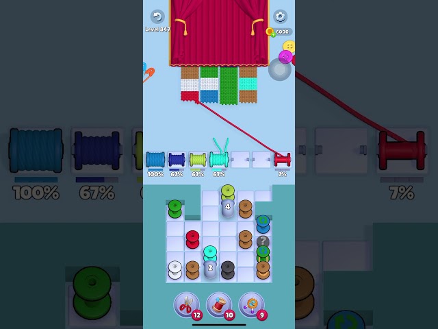 Knit Out Level 847: Knit Out Game Level 847