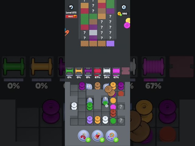 Knit Out Level 875: Knit Out Game Level 875