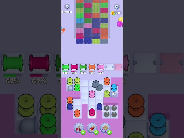 Knit Out Level 885: Knit Out Game Level 885