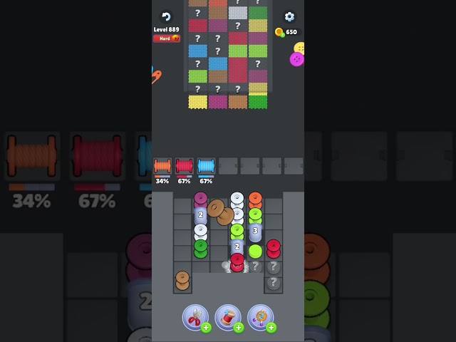 Knit Out Level 889: Knit Out Game Level 889