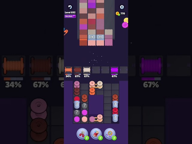 Knit Out Level 892: Knit Out Game Level 892