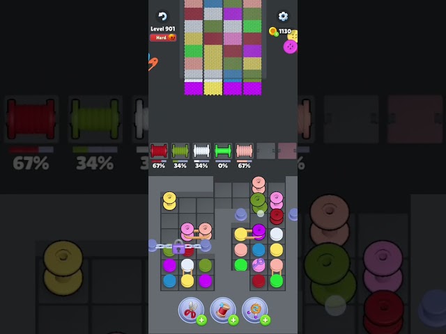 Knit Out Level 901: Knit Out Game Level 901