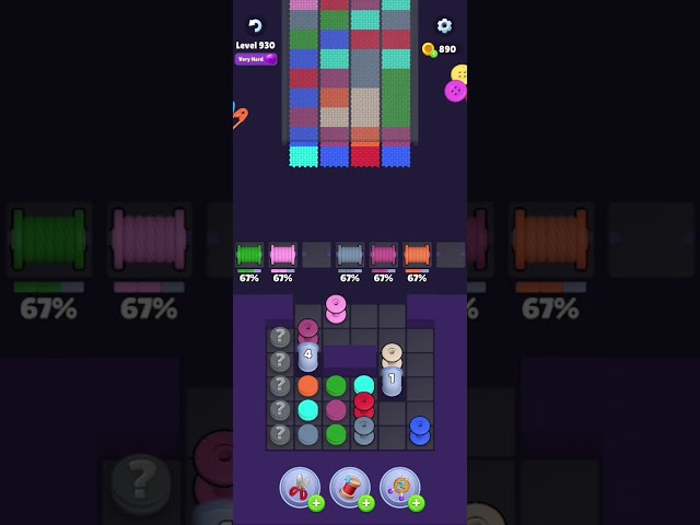 Knit Out Level 930: Knit Out Game Level 930