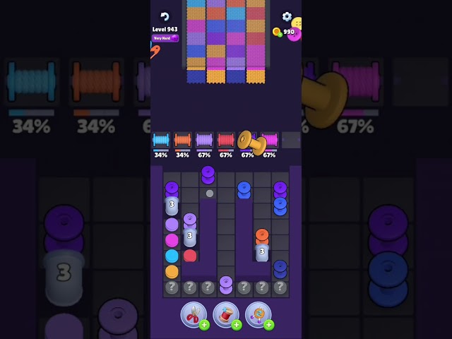 Knit Out Level 943: Knit Out Game Level 943