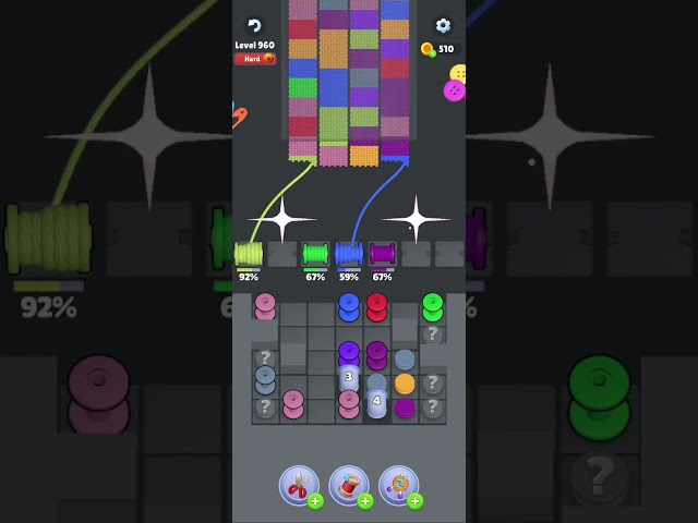Knit Out Level 960: Knit Out Game Level 960
