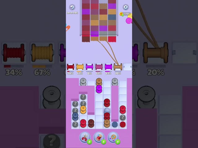 Knit Out Level 986: Knit Out Game Level 986